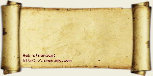 Zorana Vrzić vizit kartica